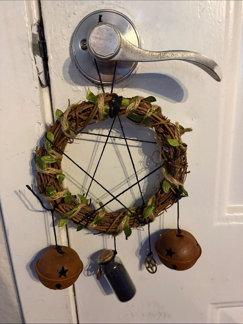 Witches Bells Protection Door Wreath